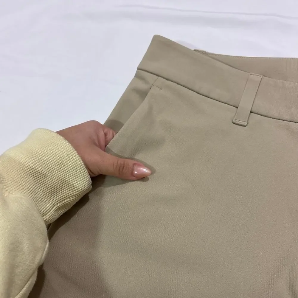 Lululemon Men’s ABC Slim Warpstreme Pants Tan Size 28 Chino Athleisure Casual - Picture 3 of 9